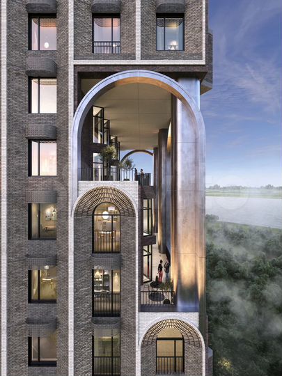 3-к. квартира, 93,5 м², 12/21 эт.