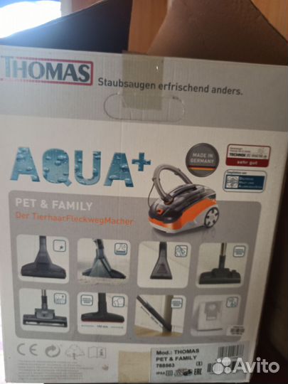 Моющий пылесос Thomas Aqua+ Pet&Family