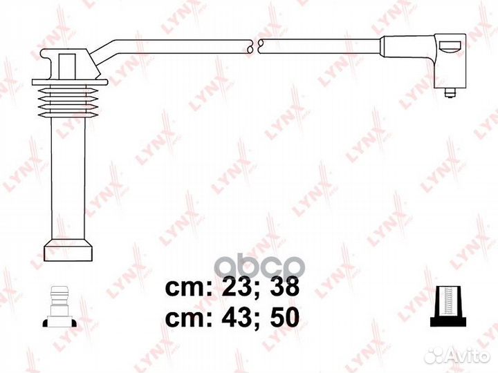 Провода высоковольтные, комплект SPE3011 lynxauto