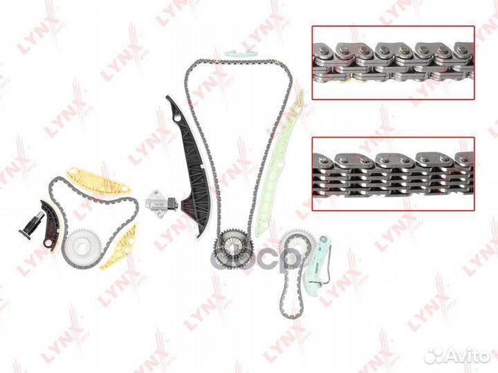 Комплект цепи грм Audi A3 (8P) 04-12 / A4 (B8)