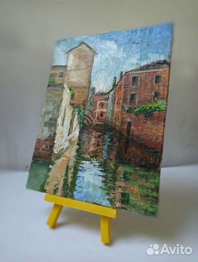 Картина масло Венеция Канал