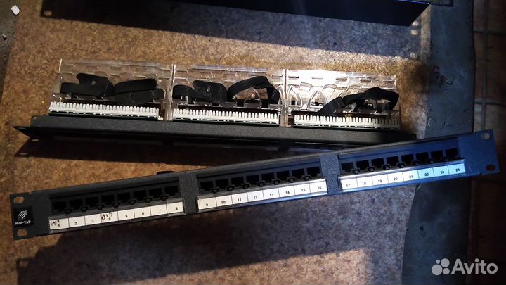 Шкаф для сетевого оборудования, патч-панель