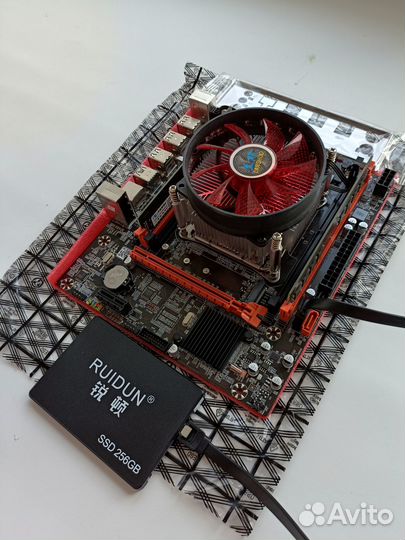 Комлект x99 2670v3, 16gb ddr4, кулер, SATA ssd 256