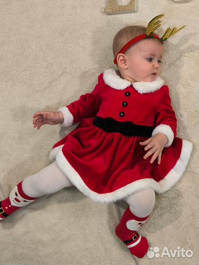 Новогоднее платье 68 74
