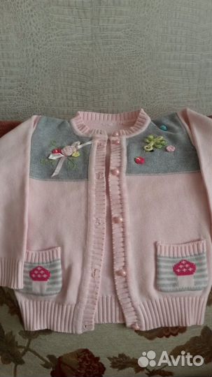 Кофта детская, длина по спинке 38 см