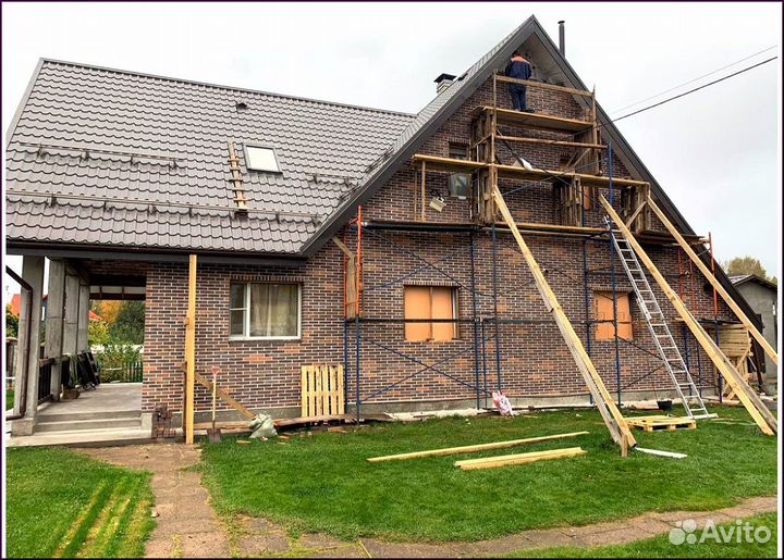 Клинкерный кирпич Skriabin Ceramics сортировка 54