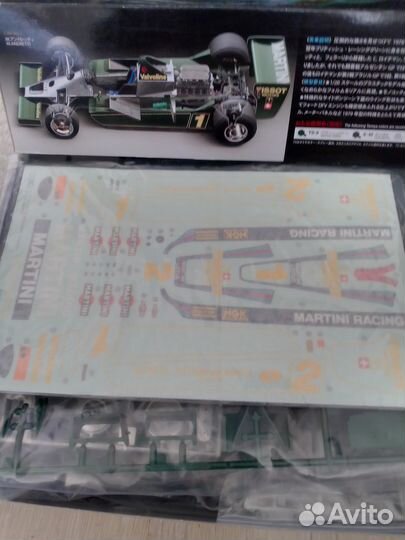 Сборная модель 1/20 Tamiya Lotus Type1979 martini