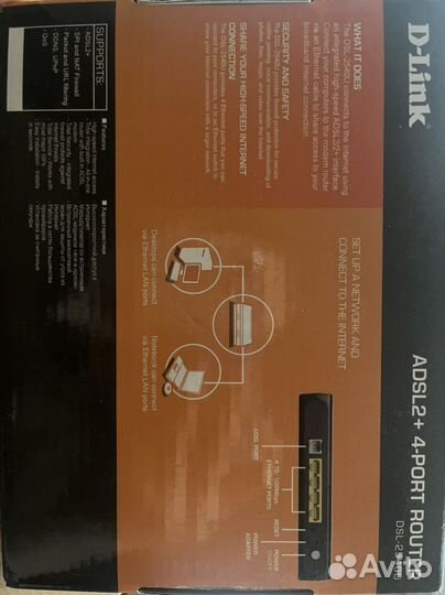 Роутер D-link Adsl2+4Port router