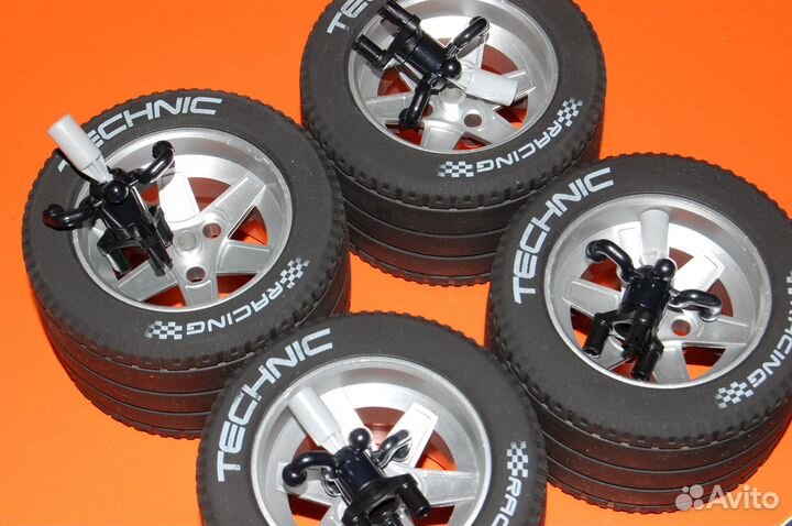 Редкие огромные колеса Lego Racing со шрусами