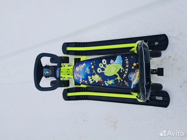 Снегокат с колесами