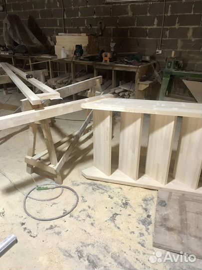 Лестница из дерева,сосна