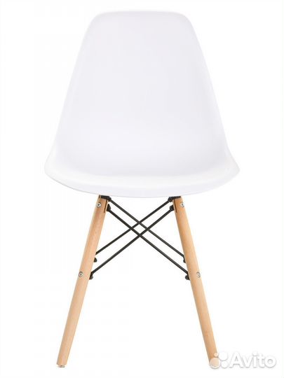 Стул в стиле eames DSW,белый, 3 шт