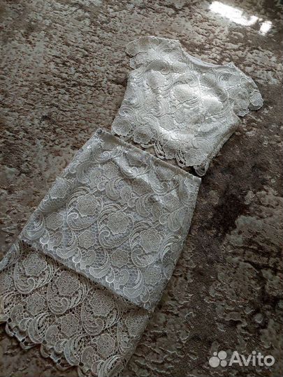 Костюм двойка топ и юбка