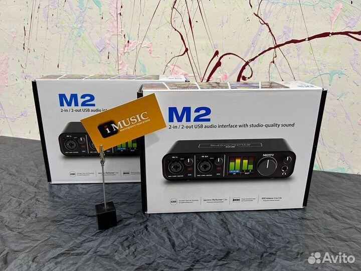 Motu M2 звуковая карта