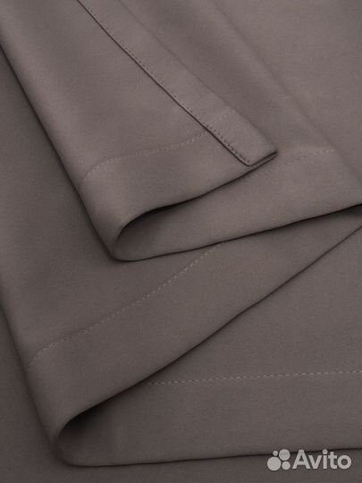 Готовые шторы дымчато-коричневый