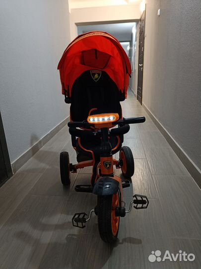 Велосипед коляска с ручкой Lamborghini