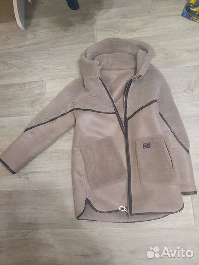 Дубленка женская зимняя 42 44