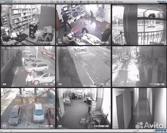 Установка видеонаблюдения