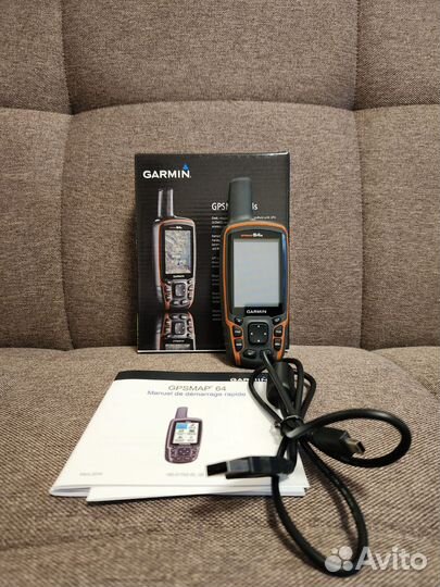 Навигатор Garmin gpsmap 64s (с картами)