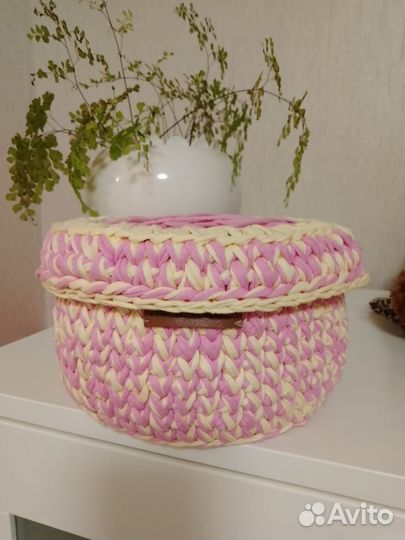 Корзинки вязаные