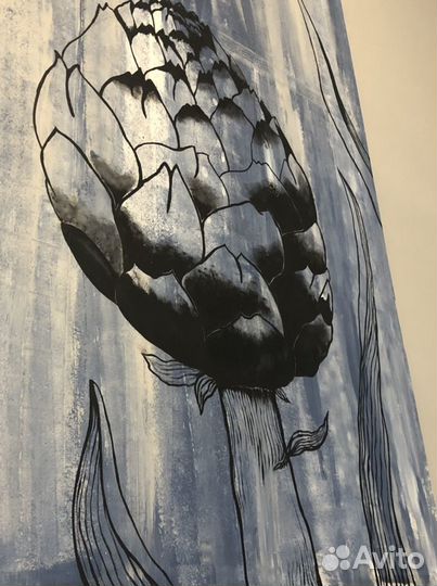 Огромная интерьерная картина 1,5 м * 1,5 м
