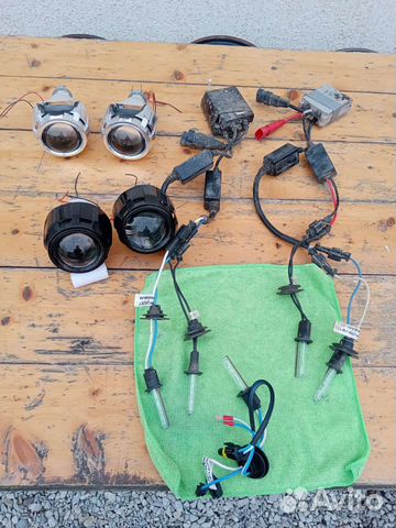 Линзы с ксеноном и блоками розжига