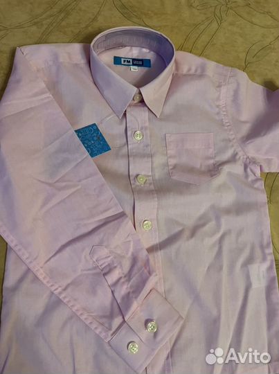 Рубашка классическая для мальчика 5-6-7 лет