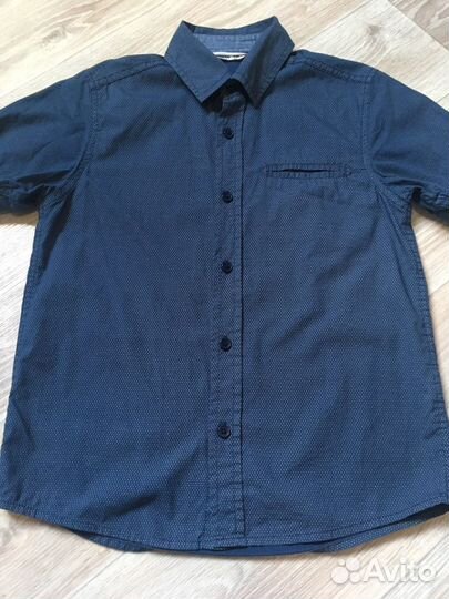 Школьные рубашки на мальчика 134-140