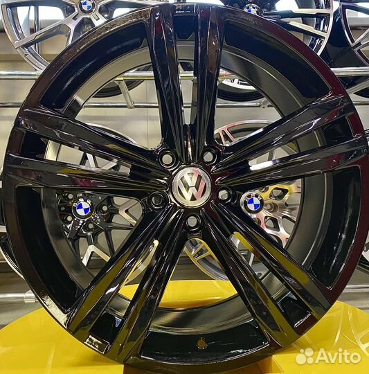 Диски литые VW 5 112 R19 serbika Black