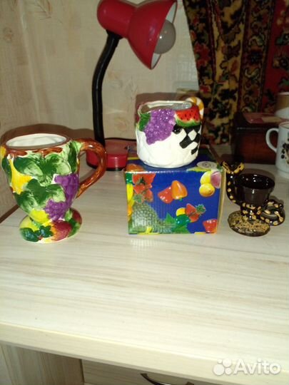 Обливная керамика СССР, вазы, Бронницкий кобальт