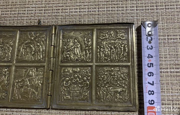 Складень Двунадесятые праздники сибирские(икона)