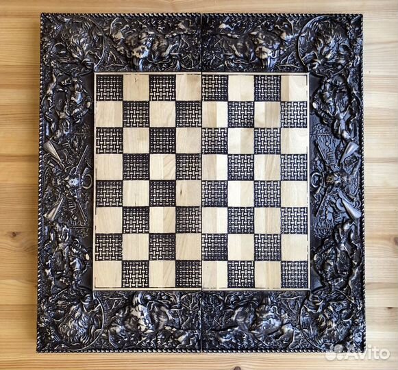 Шахматы нарды шашки 3в1 «кабаны»