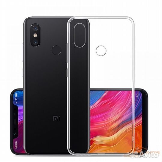 Силиконовый чехол для Xiaomi Mi8 SE (прозрачный)