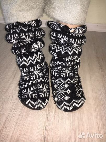 Тапки домашние женские сапоги тапочки сапожки