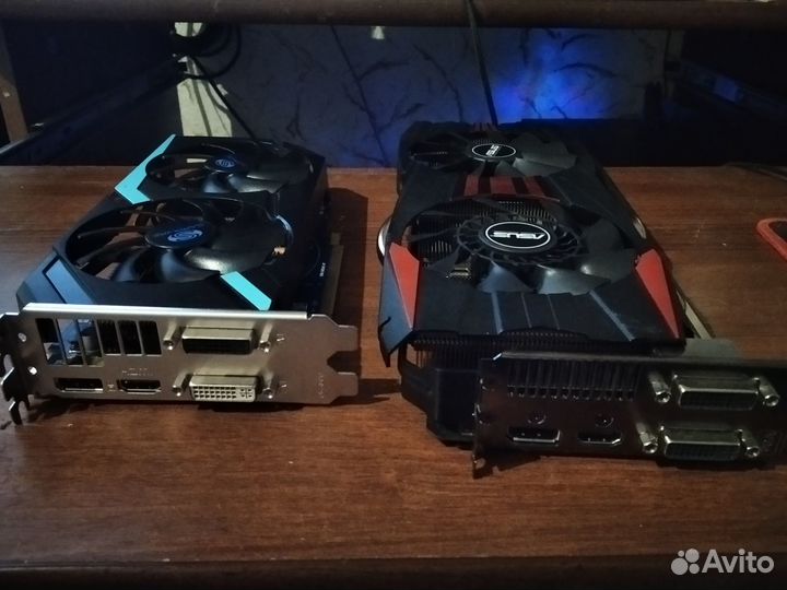 Продам две видеокарты Amd radeon hd7870 и GTX 780