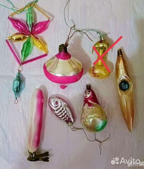 Елочные игрушки СССР