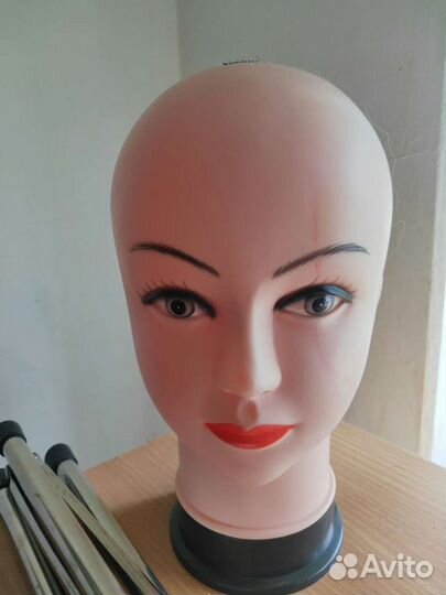 Голова парикмахерская с штативом