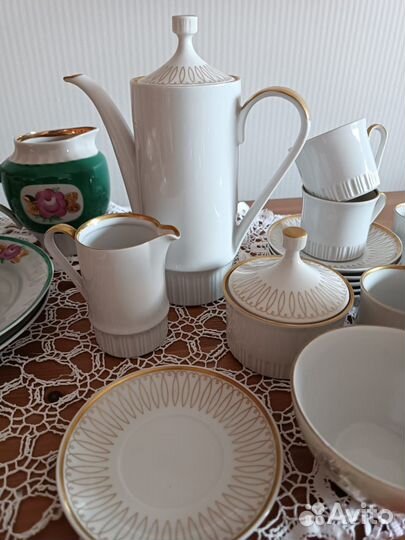 Молочник, сахарница Дулево лфз