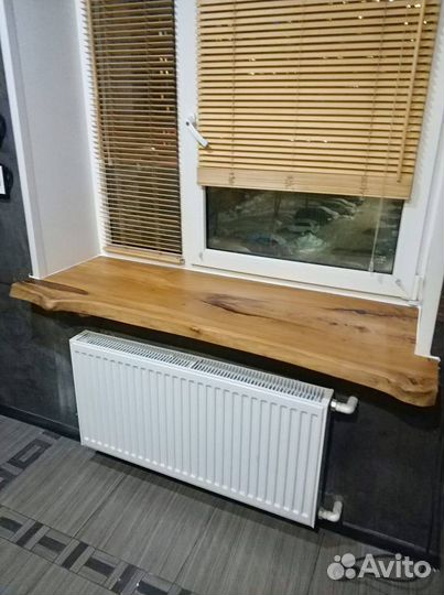 Подоконник деревянный на заказ