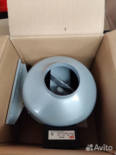 Вентилятор вытяжной канальный 100 мм