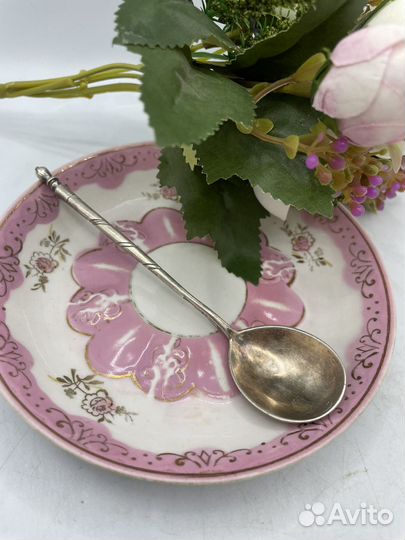 Серебряная чайная ложка 84 проба (сзр)