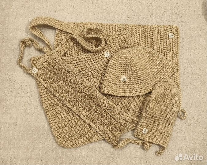 Банные аксессуары джут