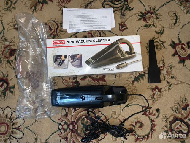Автомобильный пылесос 12w