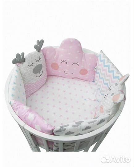 Комплект в кроватку с бортиками