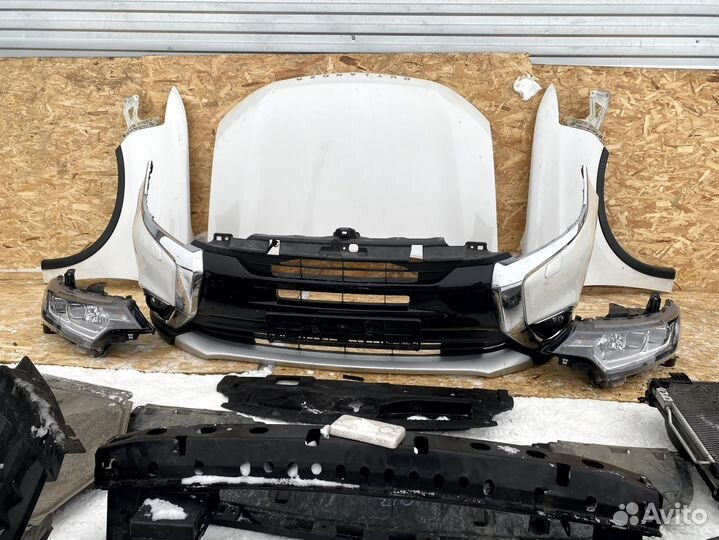 Капот крыло бампер Ноускат Mitsubishi Outlander 3