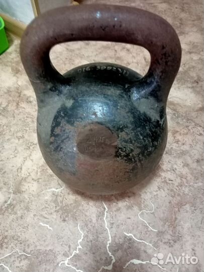 Гиря 24 кг СССР