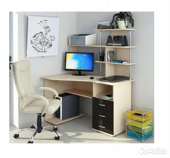 Компьютерный стол угловой Форест венге/лоредо