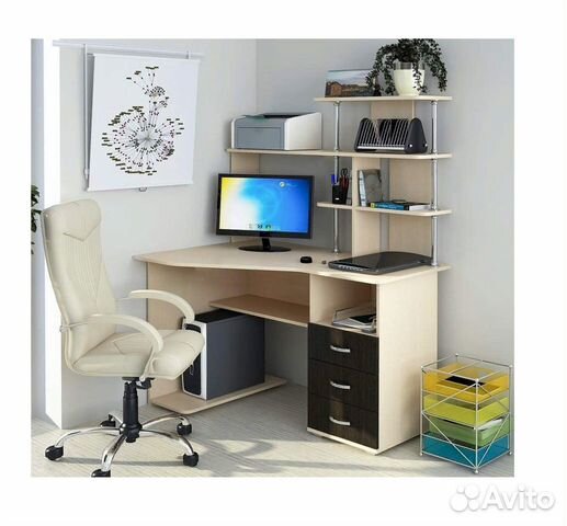 Компьютерный стол угловой Форест венге/лоредо