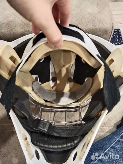 Вратарский шлем хоккейный bauer Jr