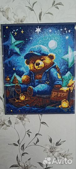 Алмазная мозаика 40 на 50 готовая